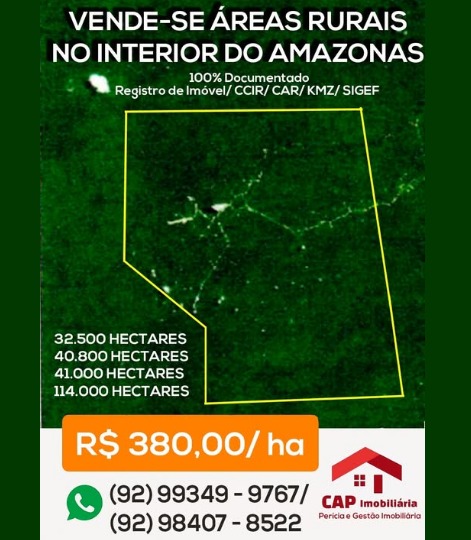 Imóveis rurais a venda